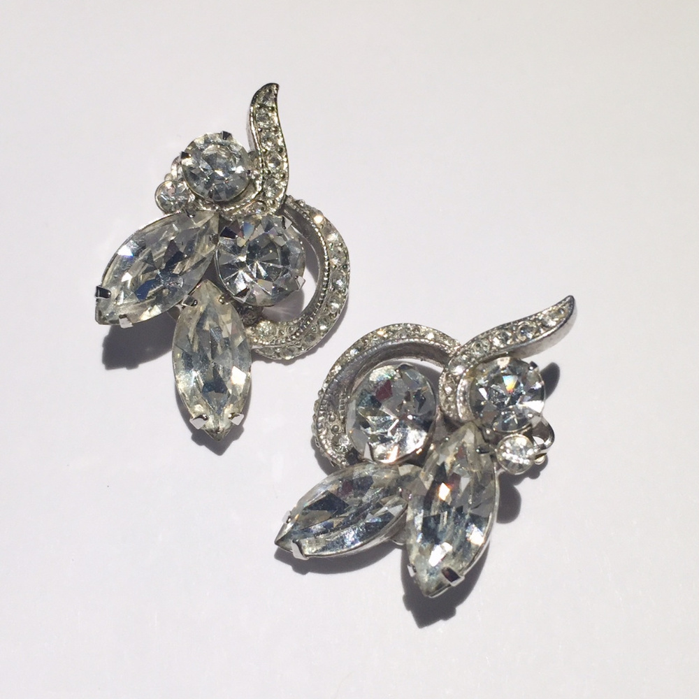 Vintage Eisenberg Ice Clip-on Earrings